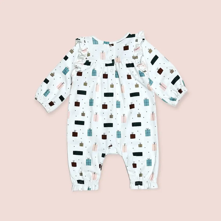 Viverano Presents Ruffle Baby Jumpsuit