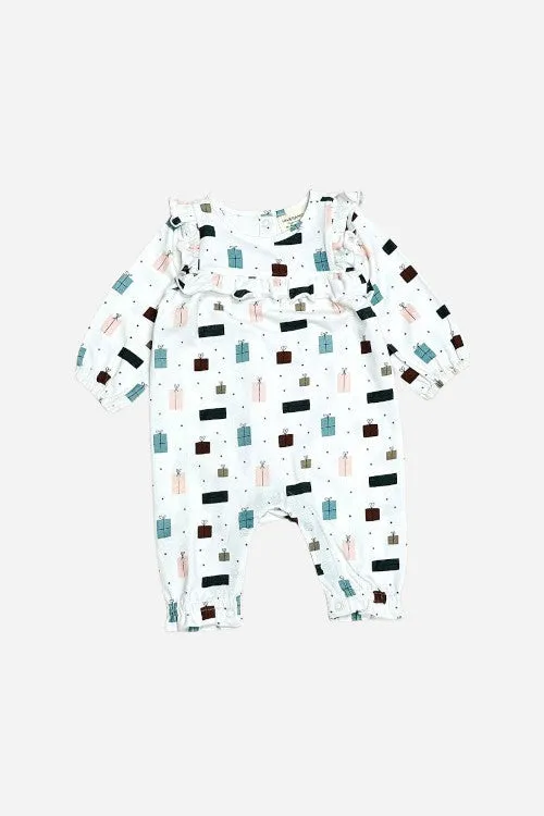 Viverano Presents Ruffle Baby Jumpsuit