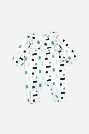 Viverano Presents Ruffle Baby Jumpsuit