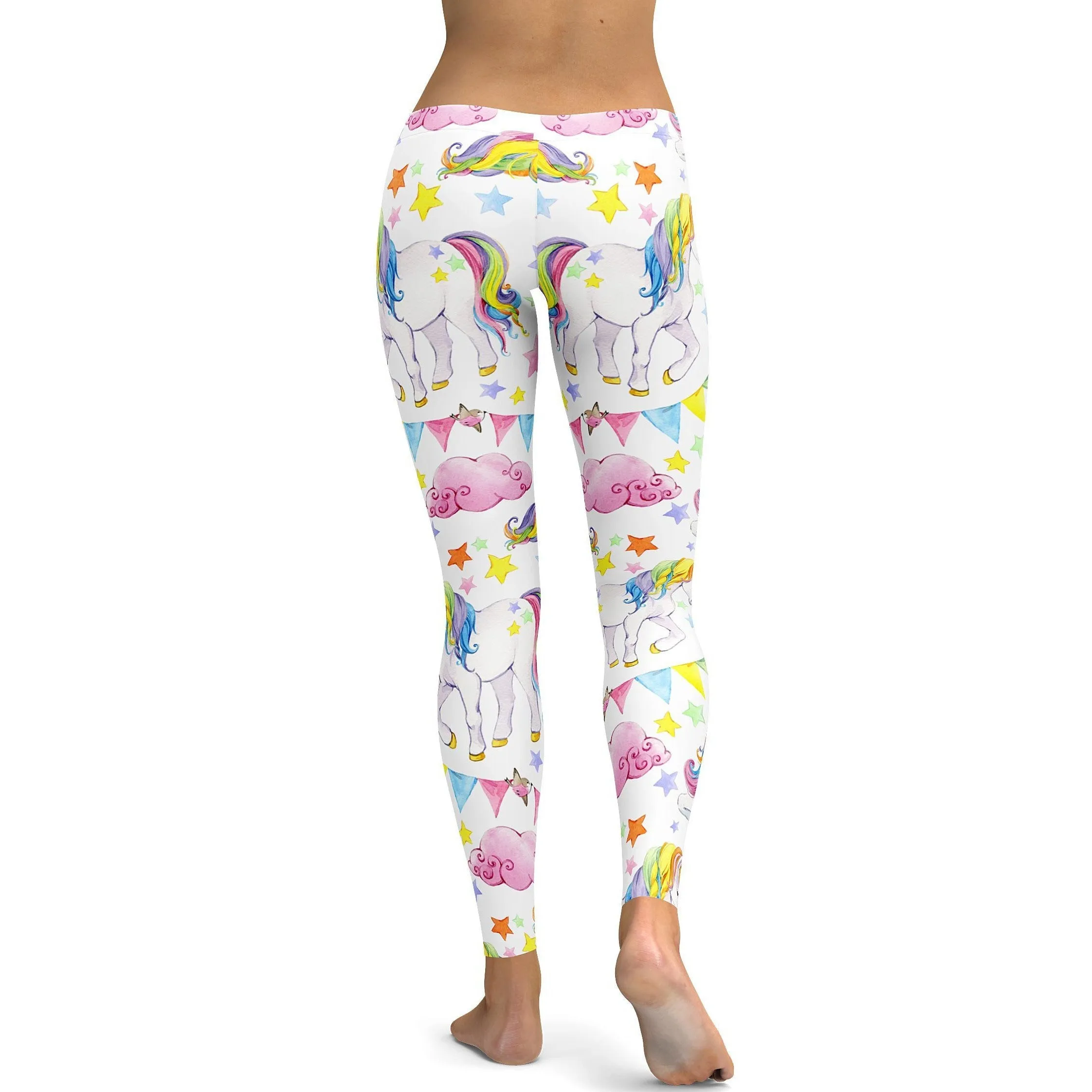 Watercolor Unicorn Leggings