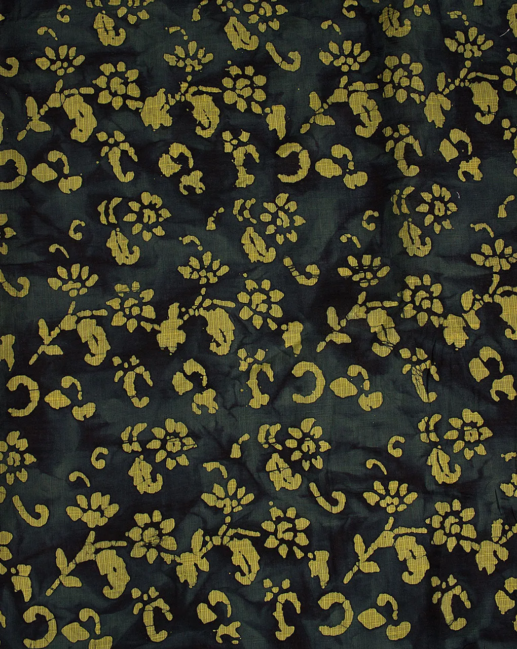 Wax Batik Hand Block Loom Textured Slub Cotton Fabric