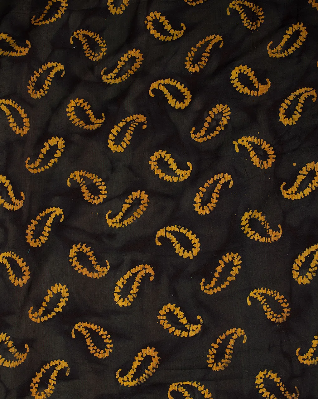 Wax Batik Hand Block Twill Cotton Fabric