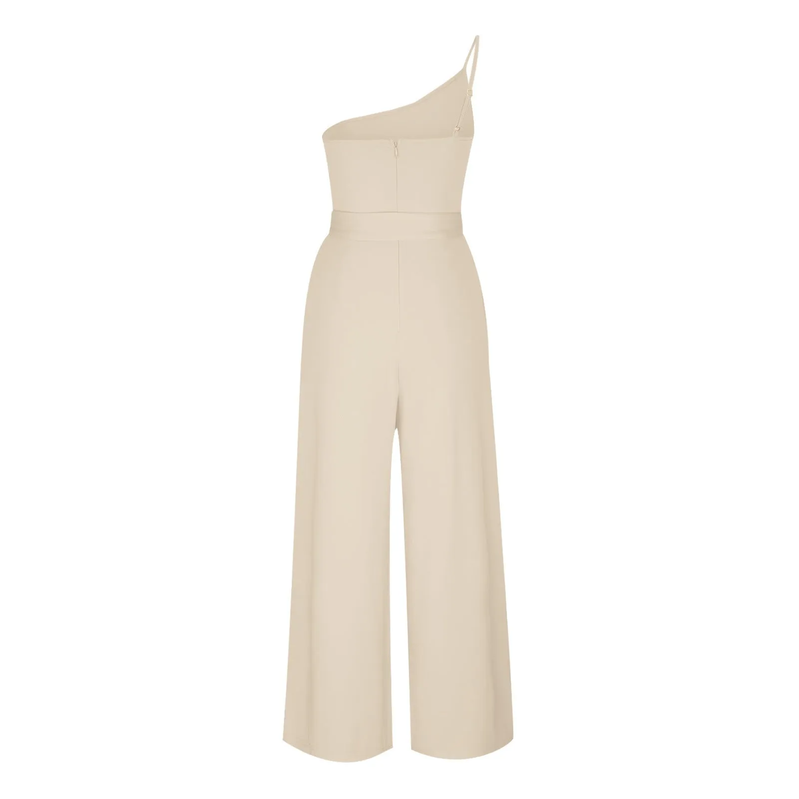 Wide-Leg Belted Jumpsuit for Elegant Evenings