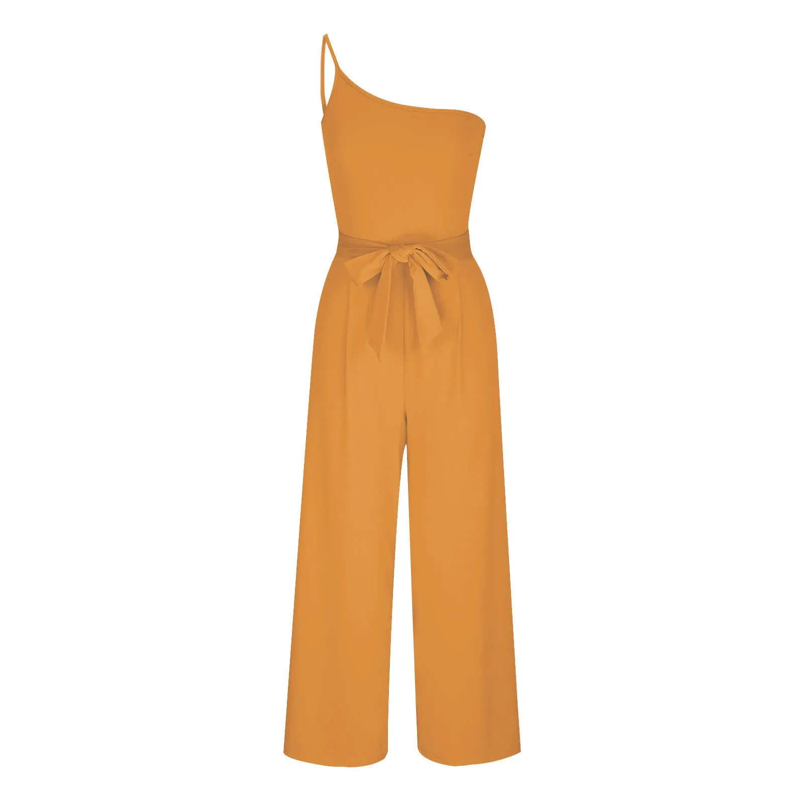 Wide-Leg Belted Jumpsuit for Elegant Evenings
