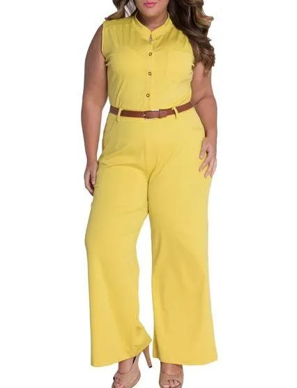Women (7 Colors) Sleeveless Jumpsuit