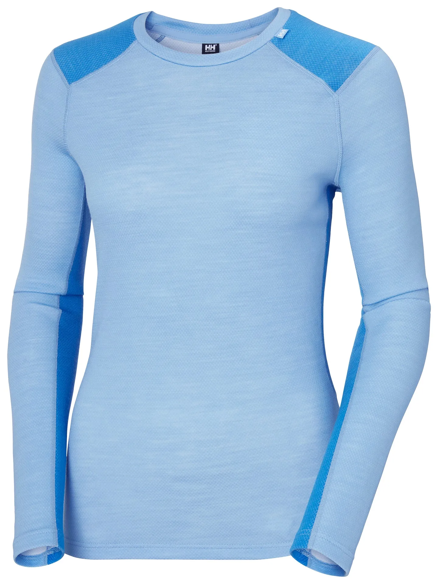 WOMEN'S LIFA MERINO MIDWEIGHT CREW - BRIGHT BLUE