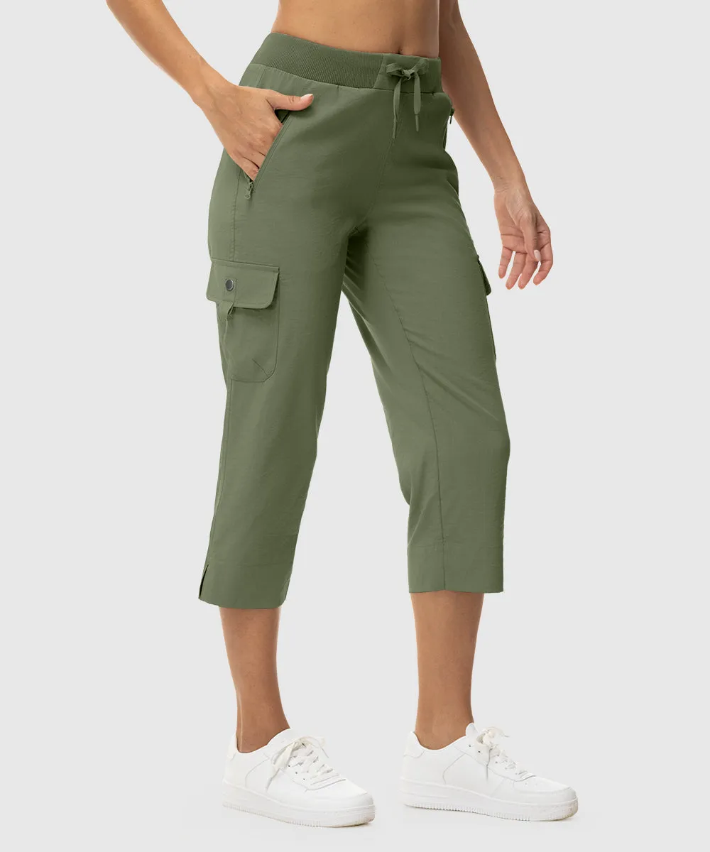 Women's Outdoor Athletic Travel Casual Cropped Pants