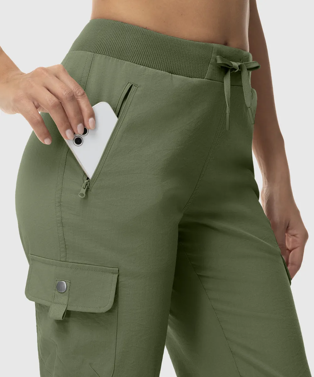 Women's Outdoor Athletic Travel Casual Cropped Pants