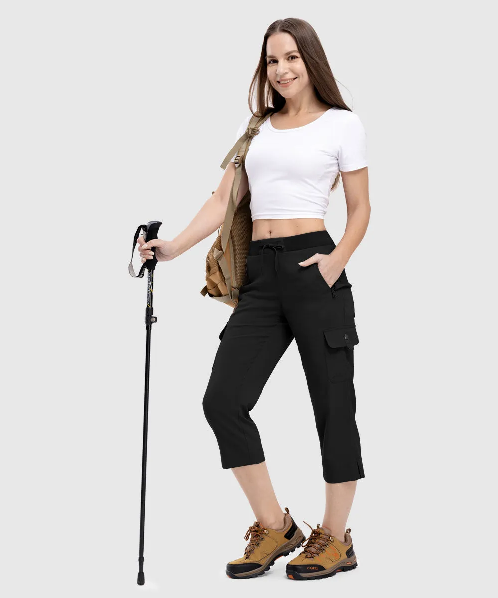 Women's Outdoor Athletic Travel Casual Cropped Pants