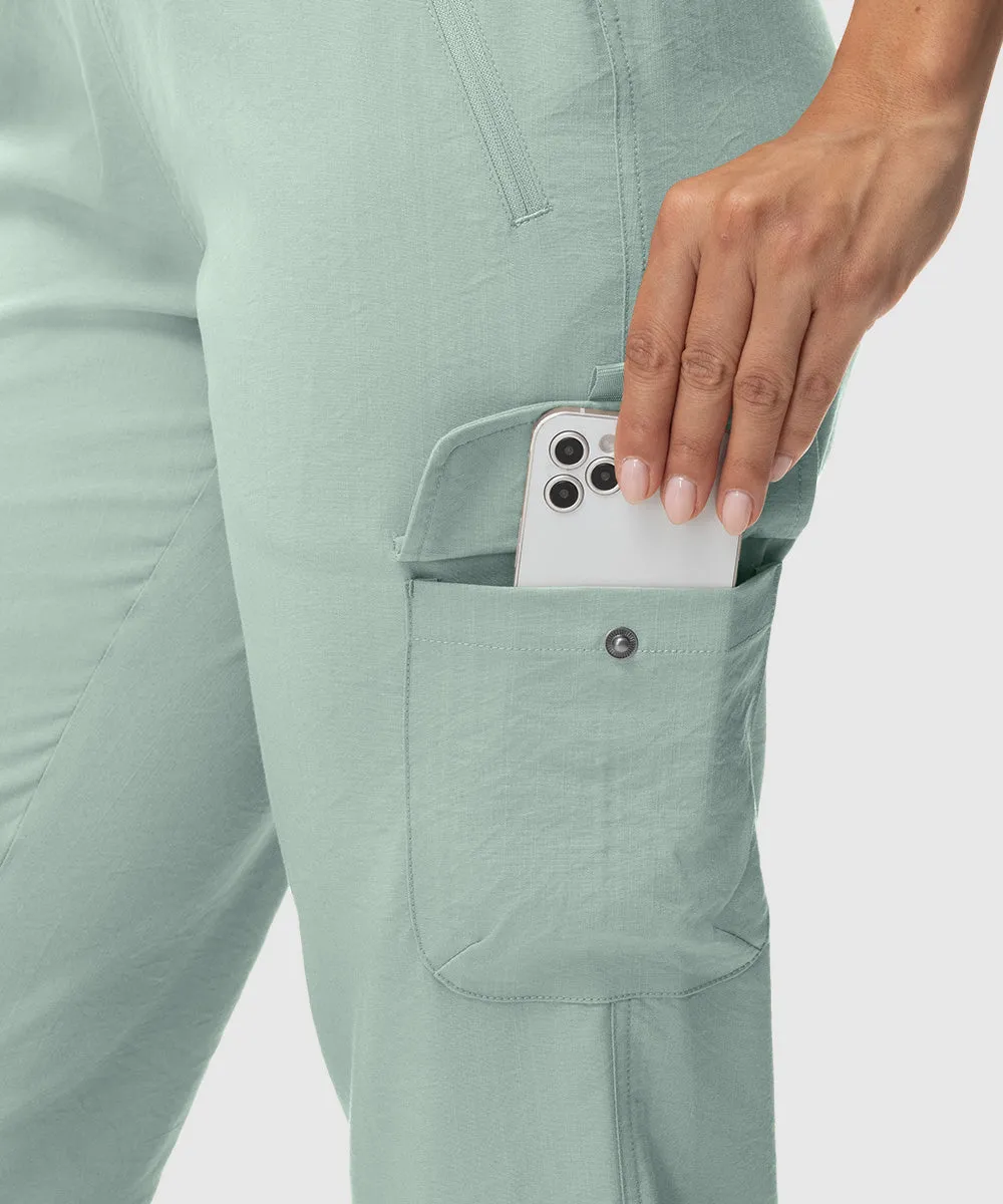 Women's Outdoor Athletic Travel Casual Cropped Pants