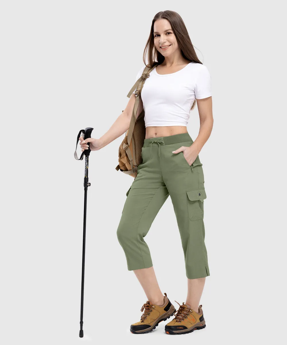 Women's Outdoor Athletic Travel Casual Cropped Pants