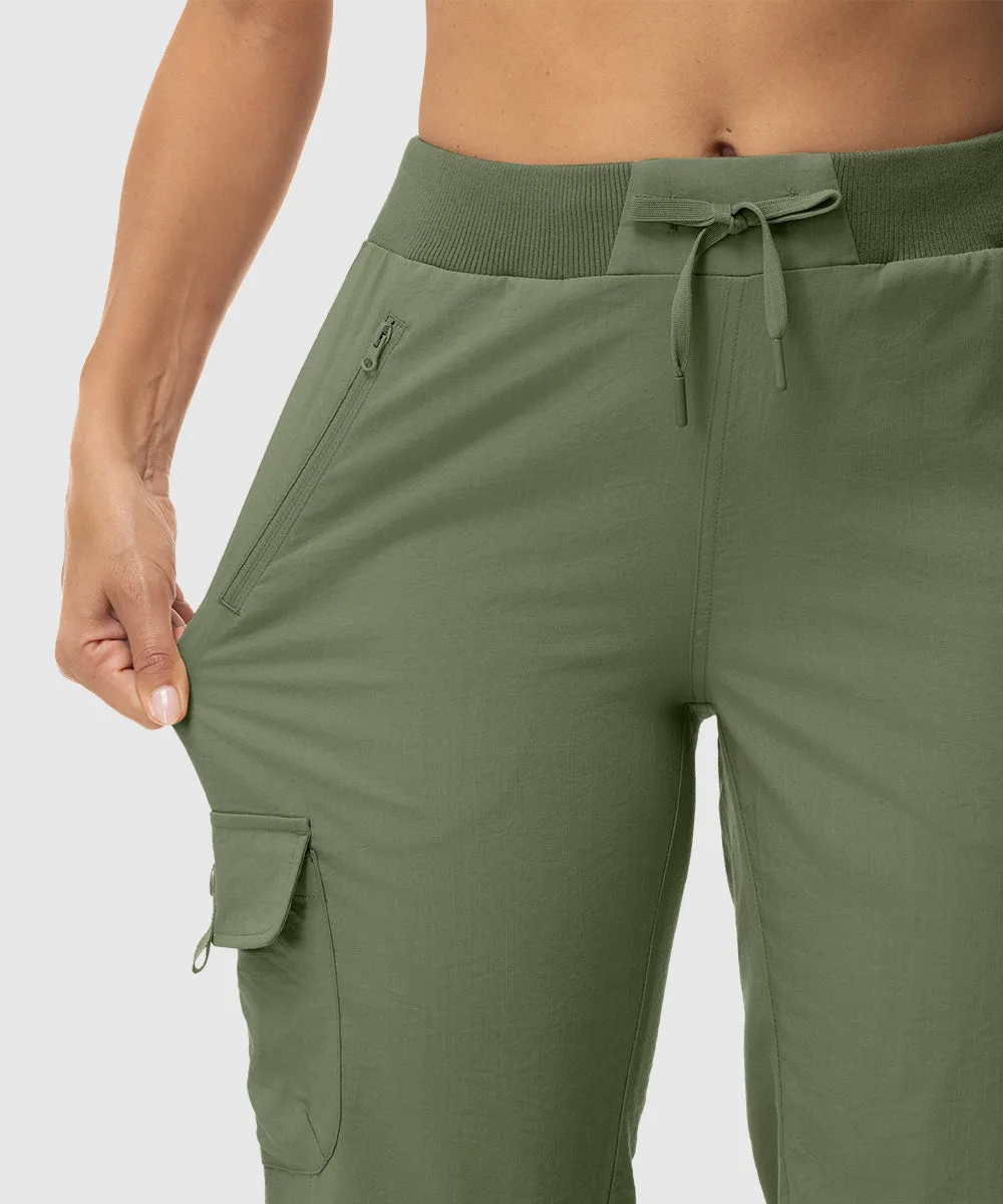 Women's Outdoor Athletic Travel Casual Cropped Pants