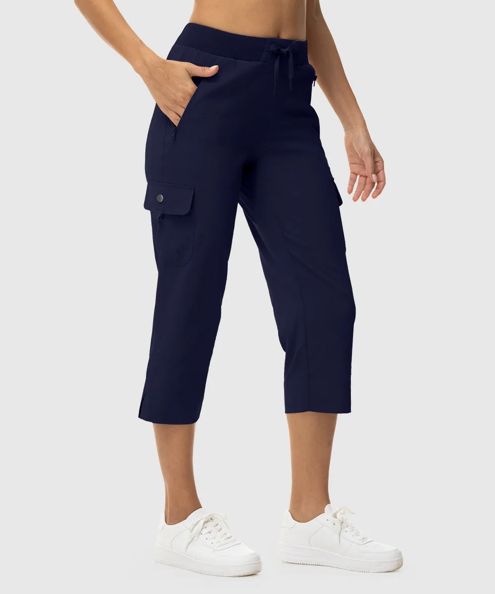 Women's Outdoor Athletic Travel Casual Cropped Pants