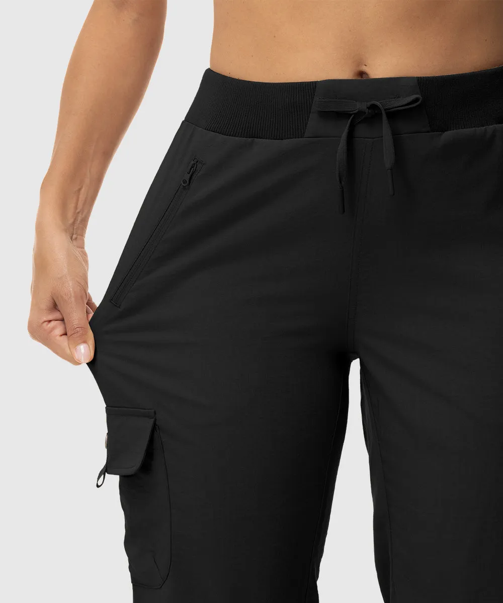 Women's Outdoor Athletic Travel Casual Cropped Pants