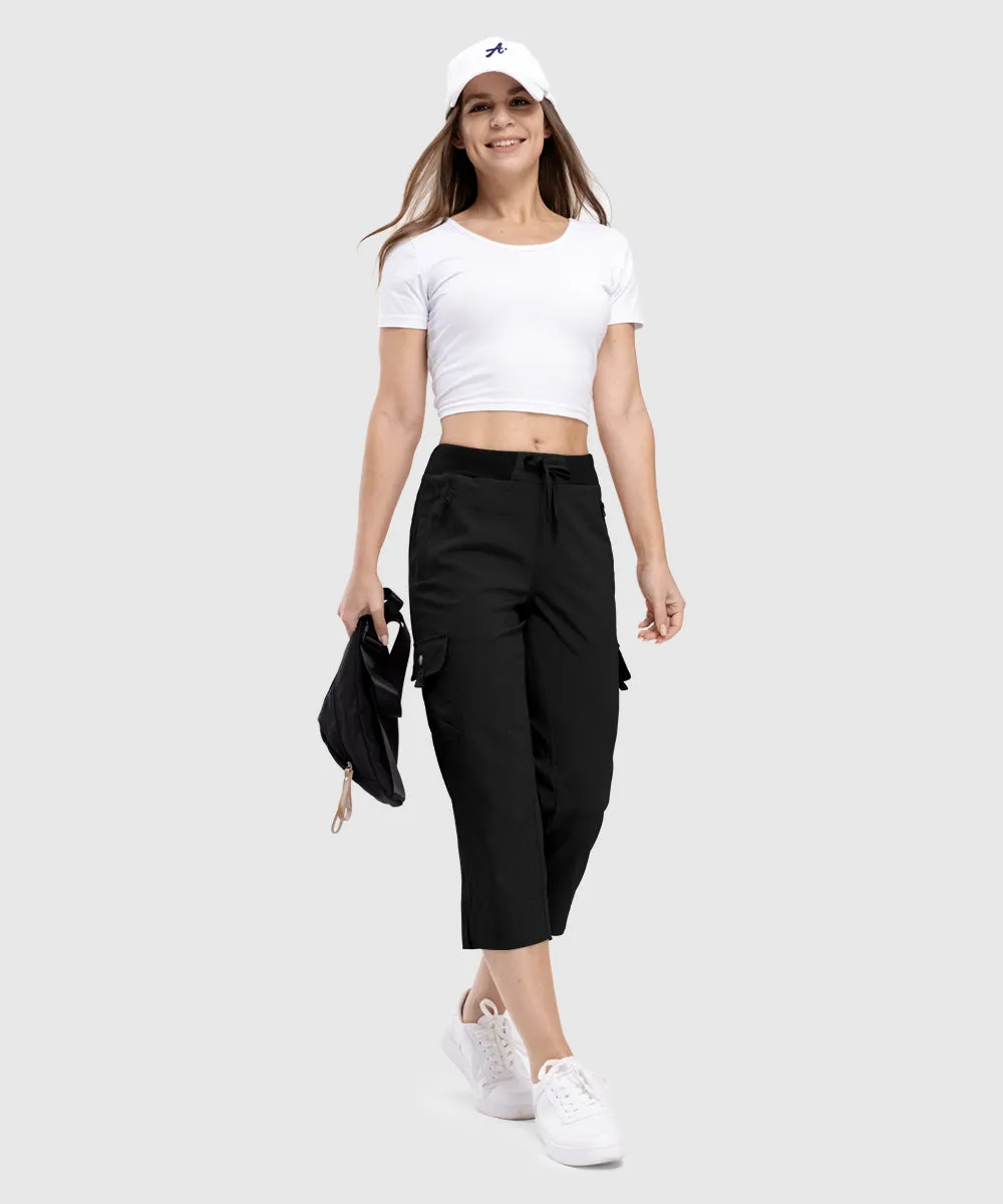 Women's Outdoor Athletic Travel Casual Cropped Pants