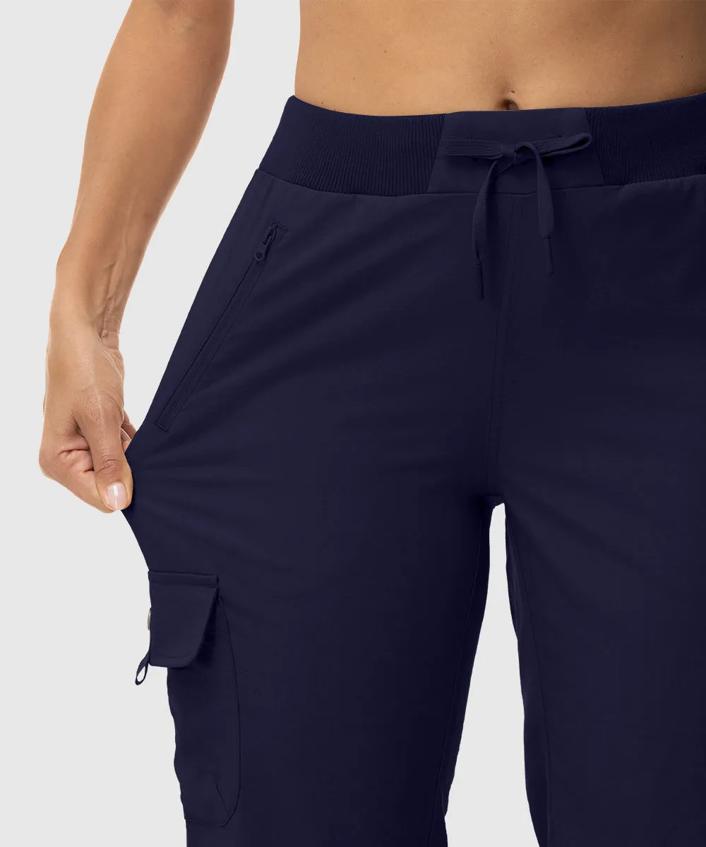 Women's Outdoor Athletic Travel Casual Cropped Pants