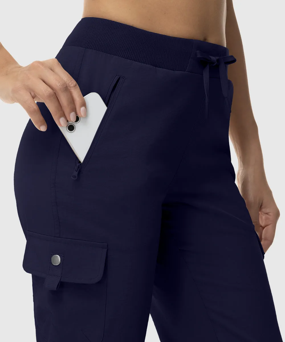 Women's Outdoor Athletic Travel Casual Cropped Pants
