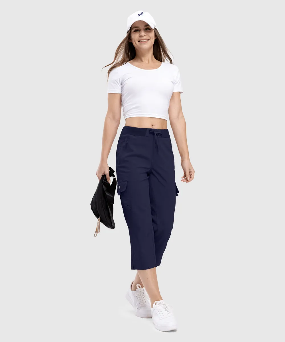Women's Outdoor Athletic Travel Casual Cropped Pants