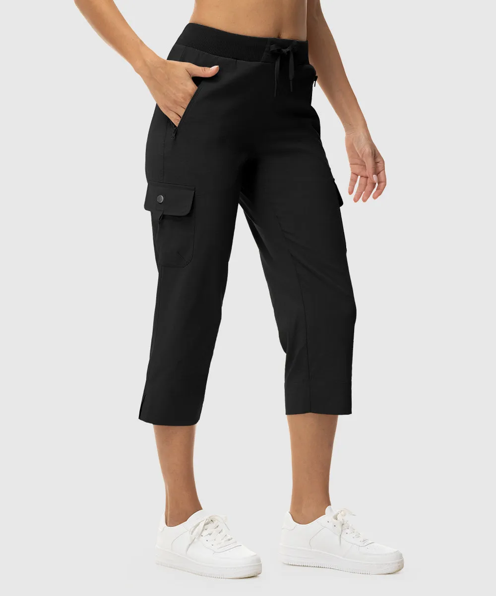 Women's Outdoor Athletic Travel Casual Cropped Pants