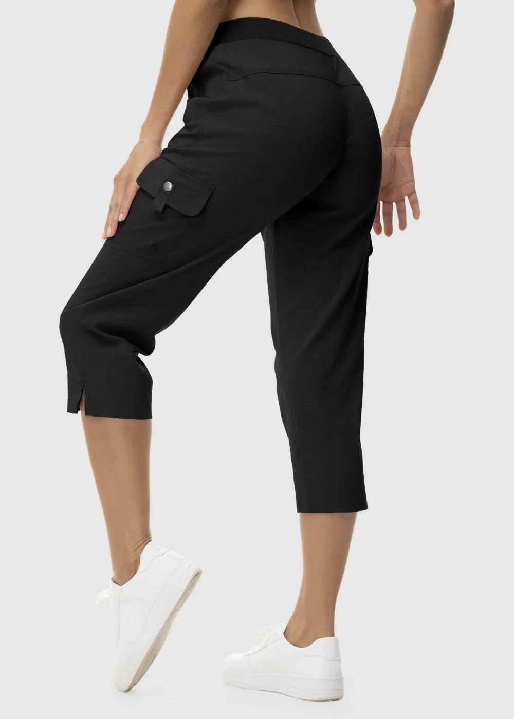 Women's Outdoor Athletic Travel Casual Cropped Pants