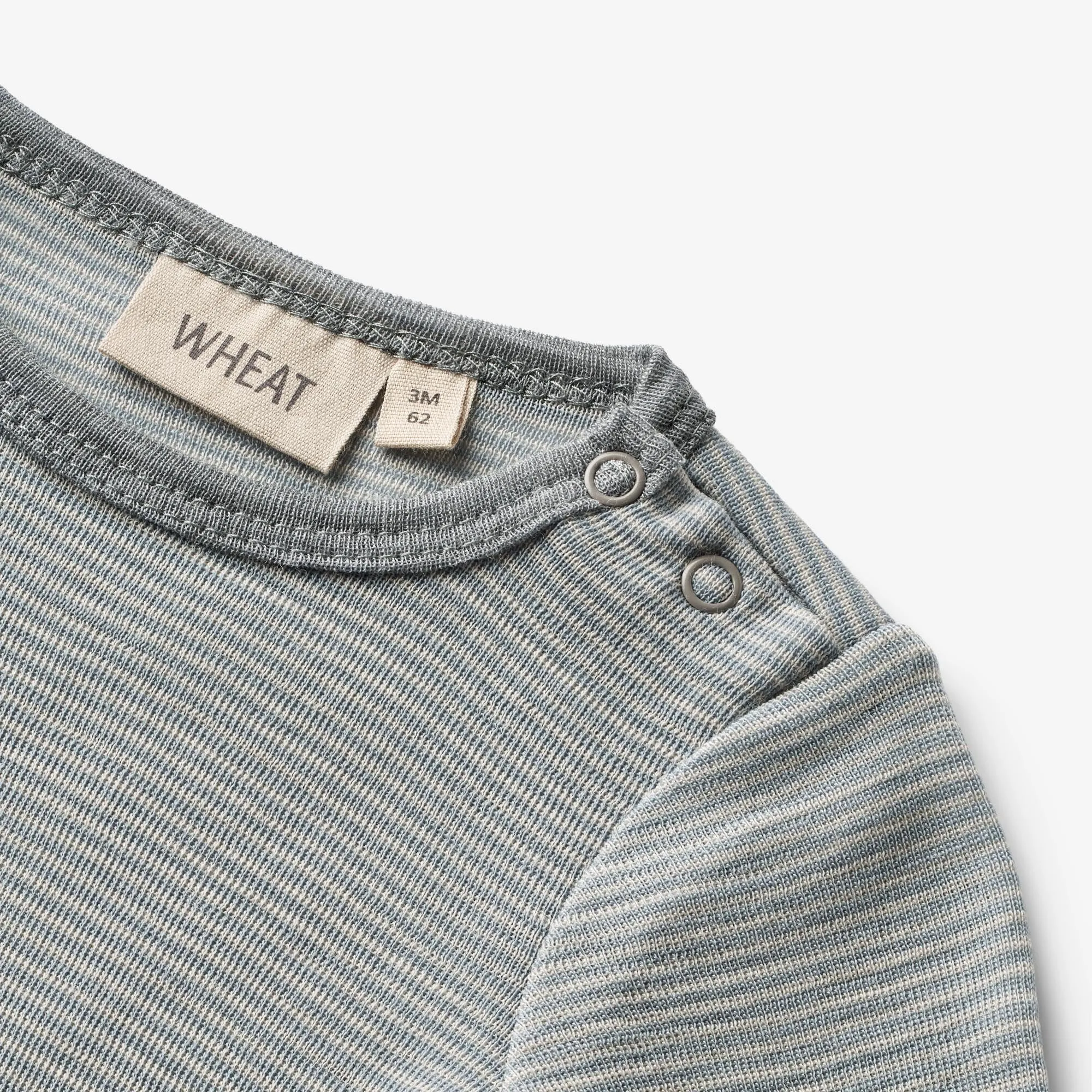 Wool Jumpsuit L/S Haven - cloudy sky stripe