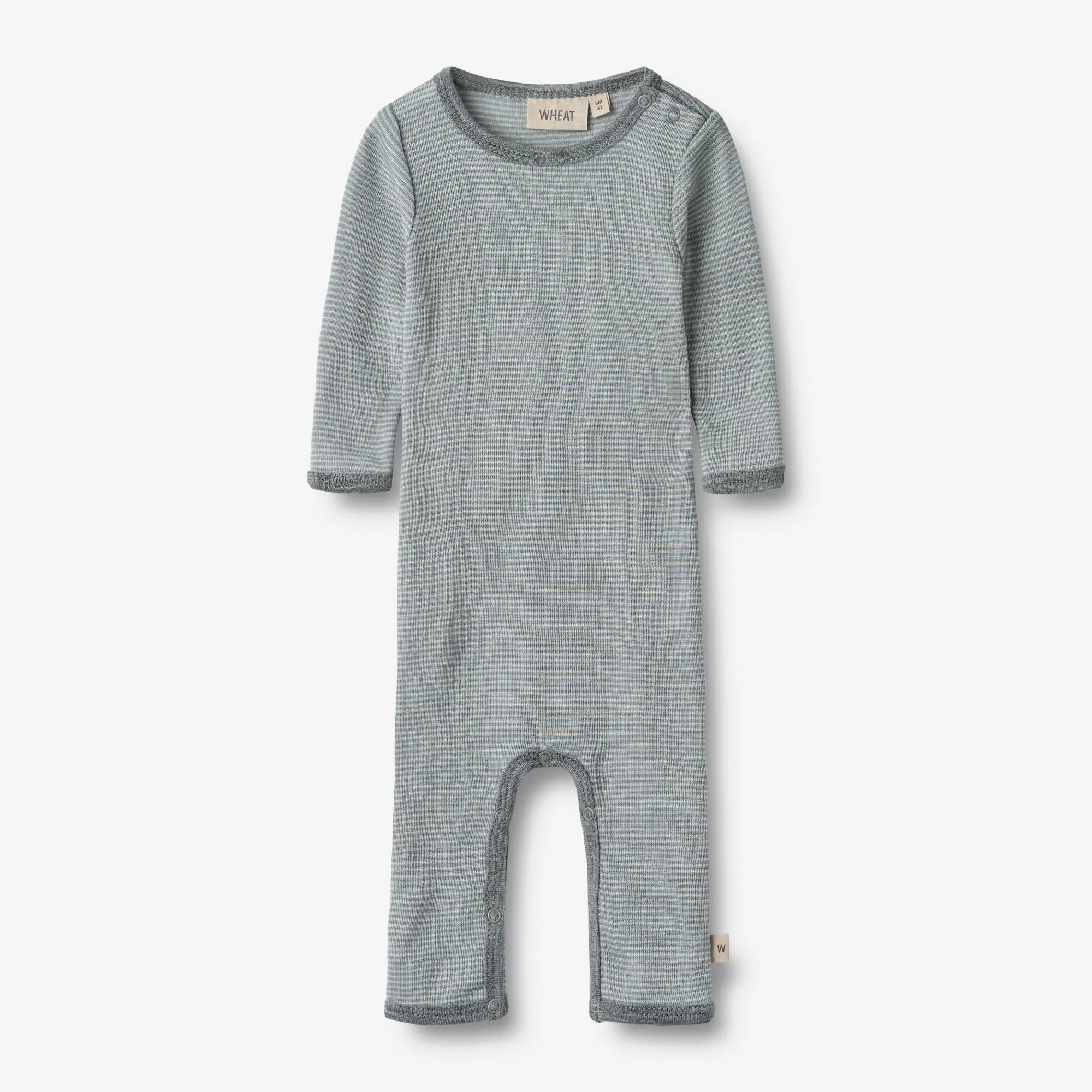 Wool Jumpsuit L/S Haven - cloudy sky stripe