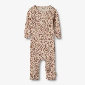 Wool Jumpsuit L/S Haven - rose flowers
