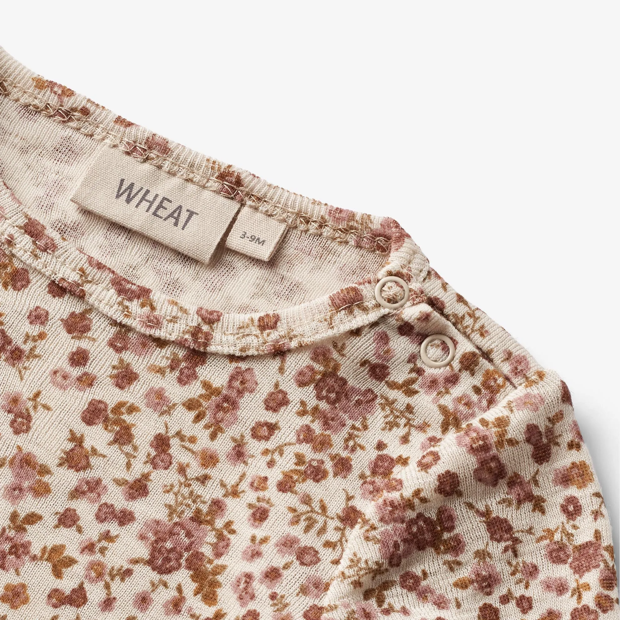 Wool Jumpsuit L/S Haven - rose flowers