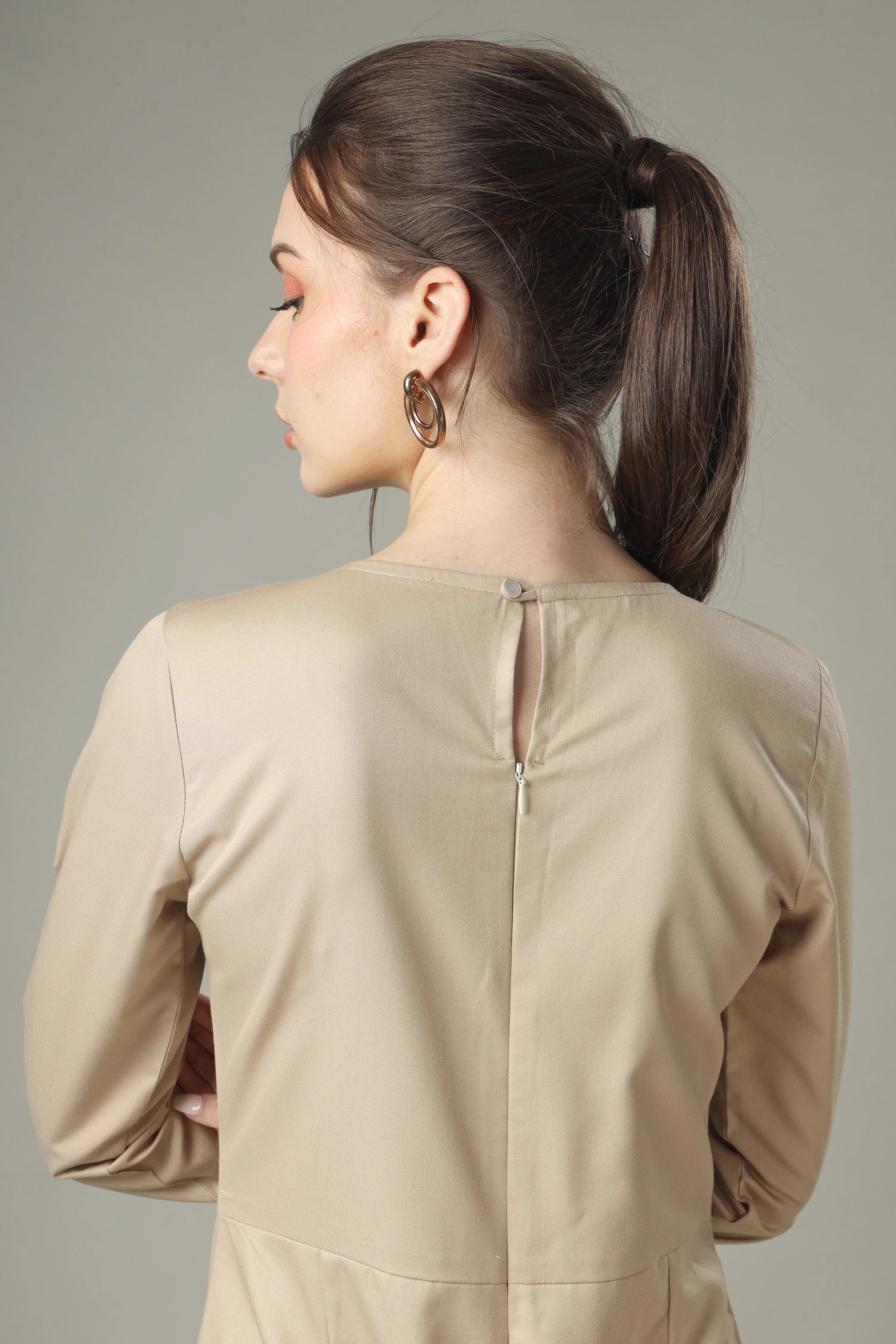 Wrap Shawl Neck Wide Leg Jumpsuit