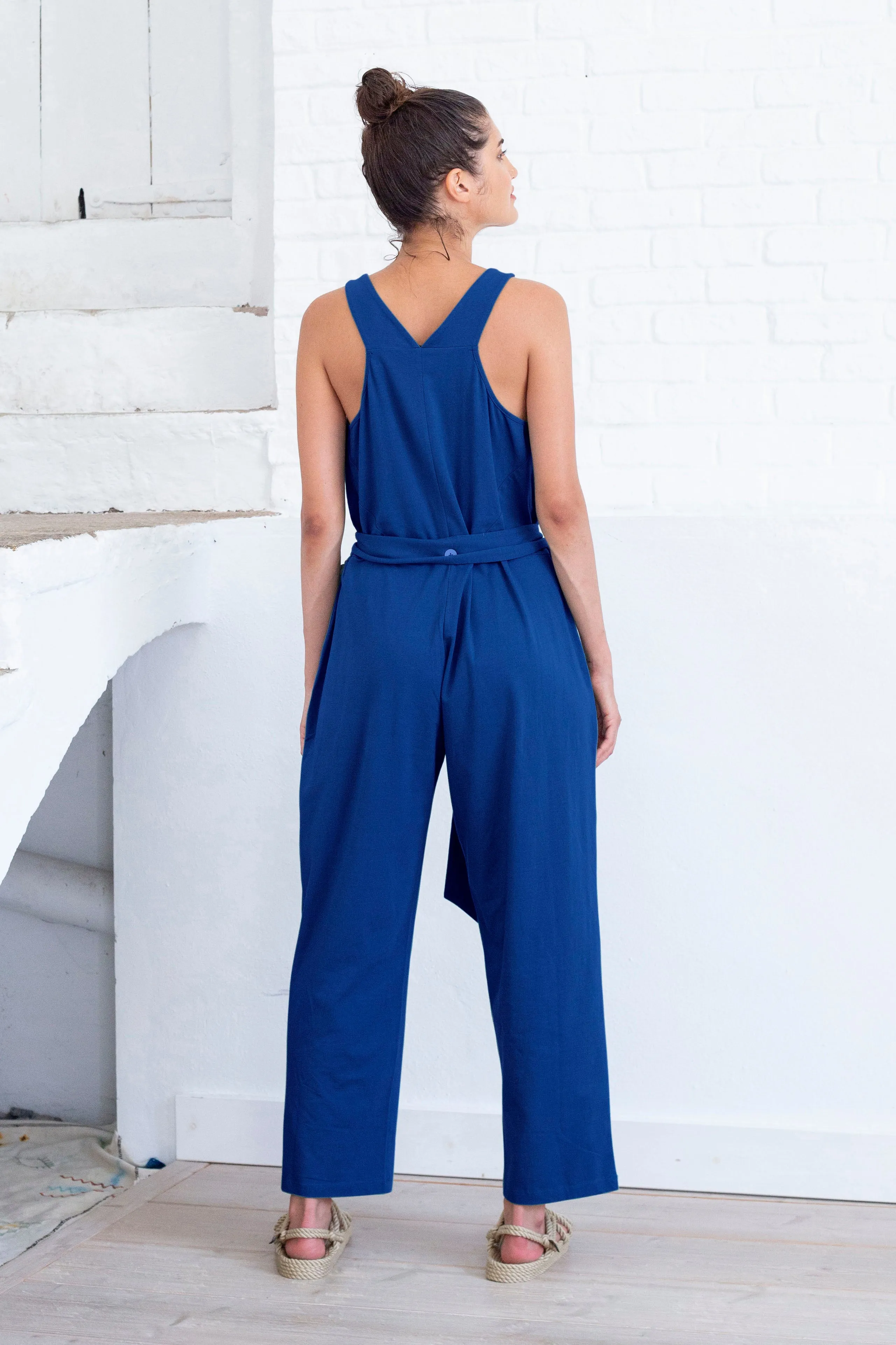 Yamena Mazarine Blue Jumpsuit Suite13