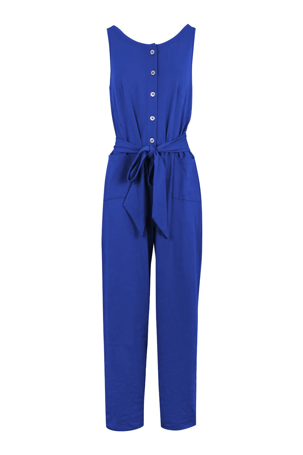 Yamena Mazarine Blue Jumpsuit Suite13